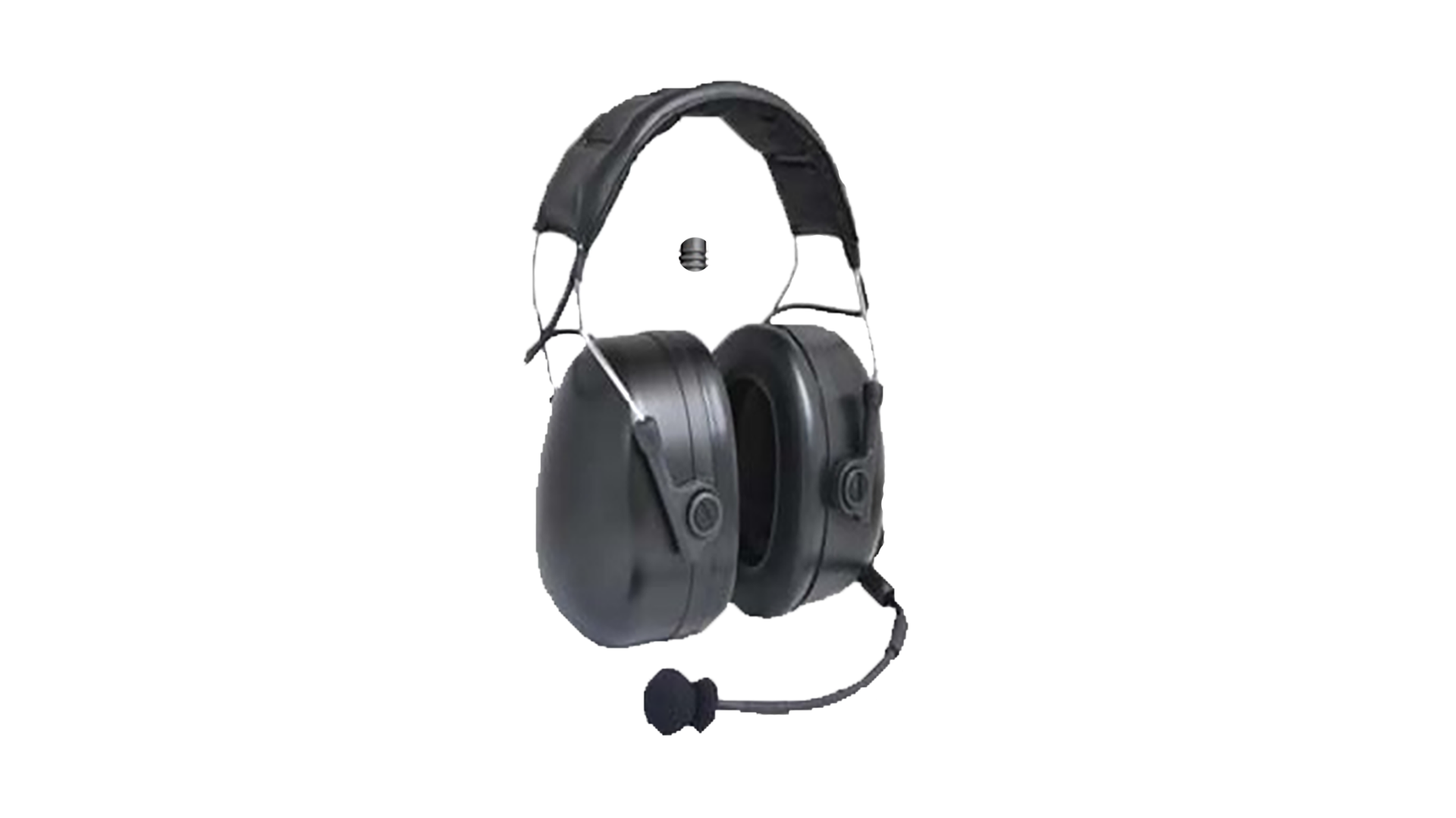 Noise cancellation headset with PTT (Directly attached to radio)(RoHS)