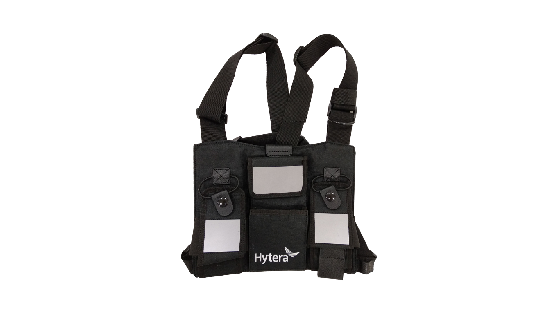 Carry Chest Pack for portable radio (nylon) (black)