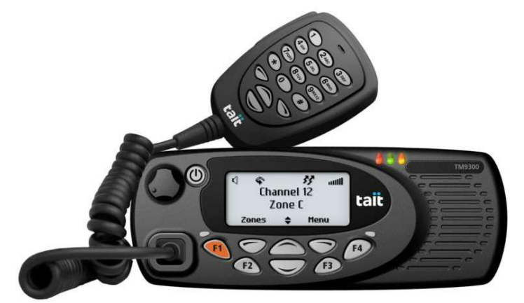 Tait TM9355 Mobile Radio with Local Display Head